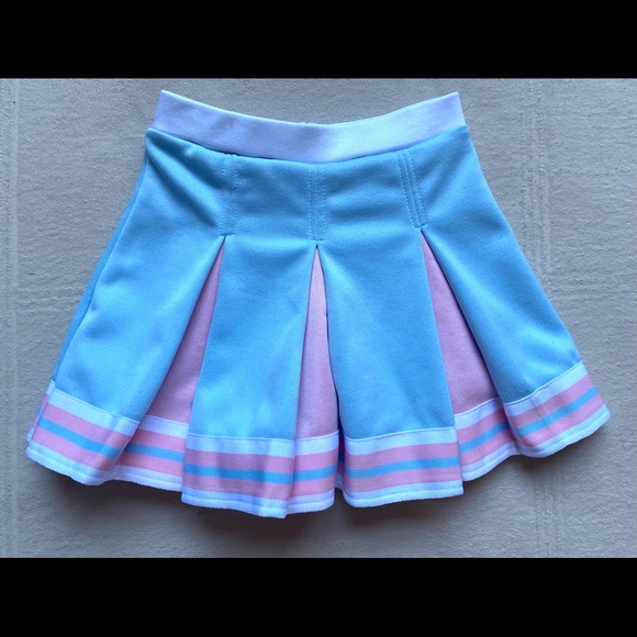 CHEERLEADER Costume, Little Girls Size S (4-6), RARE 2012 Barbie Cheer, Pom-Poms - Picture 5 of 13